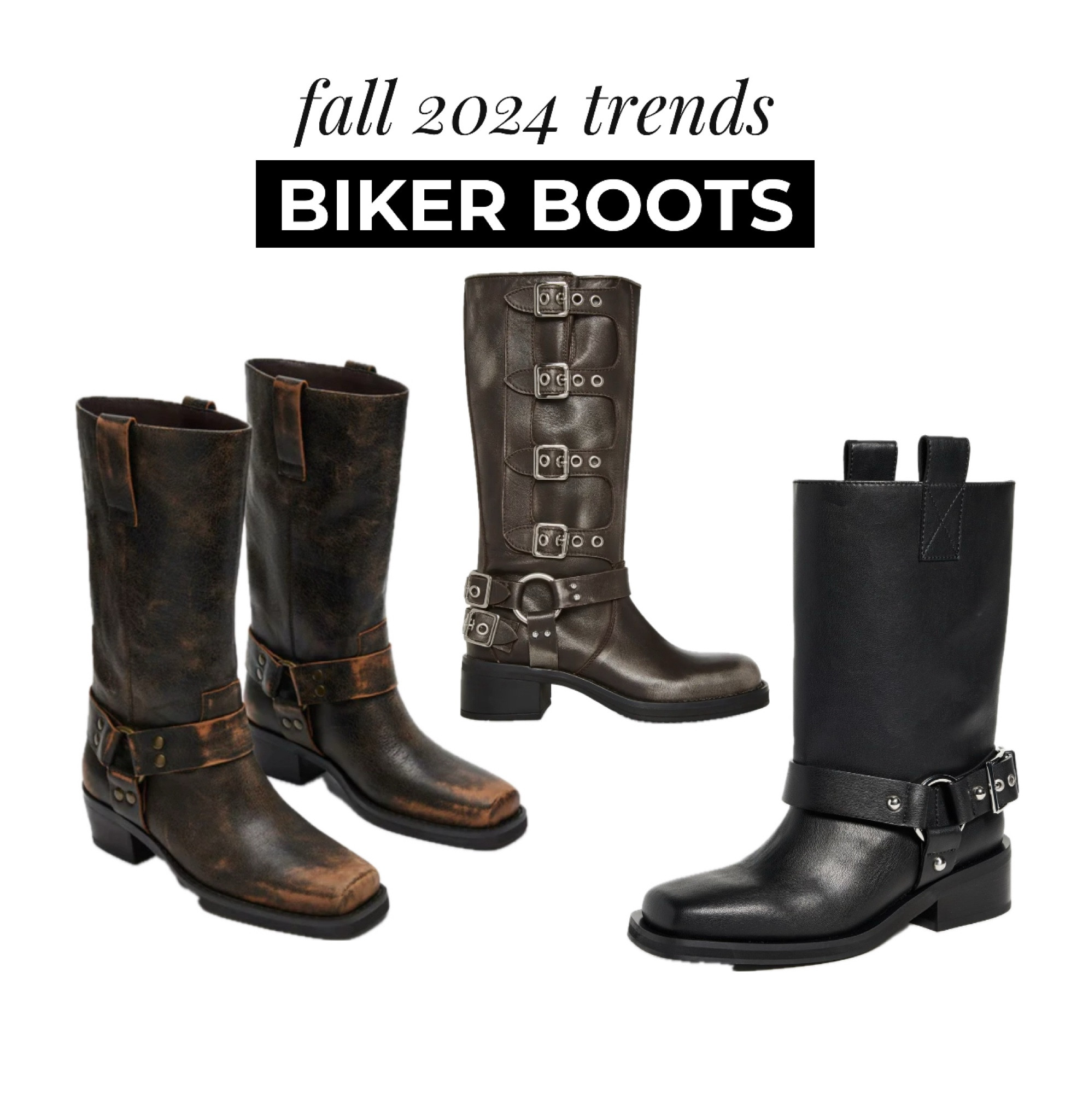 Fall 2024 trend: biker boots. Here are my top picks under $200

#LTKStyleTip #LTKShoeCrush #LTKSeasonal