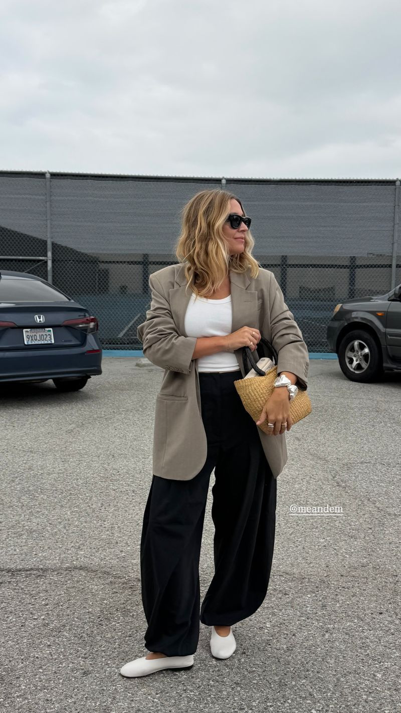 Blazer + Balloon Pants 

 #LTKdayinmylife #LTKgrwm #LTKootd