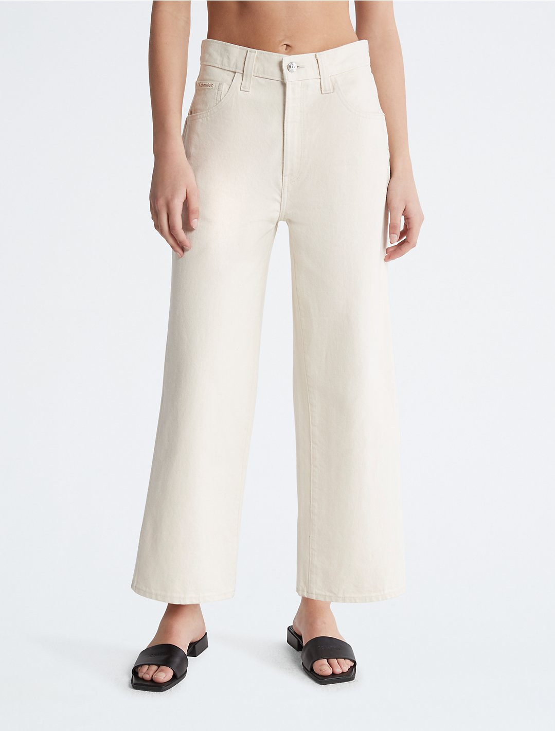 Naturals Ultra High Cropped Wide Leg Jeans | Calvin Klein | Calvin Klein (US)