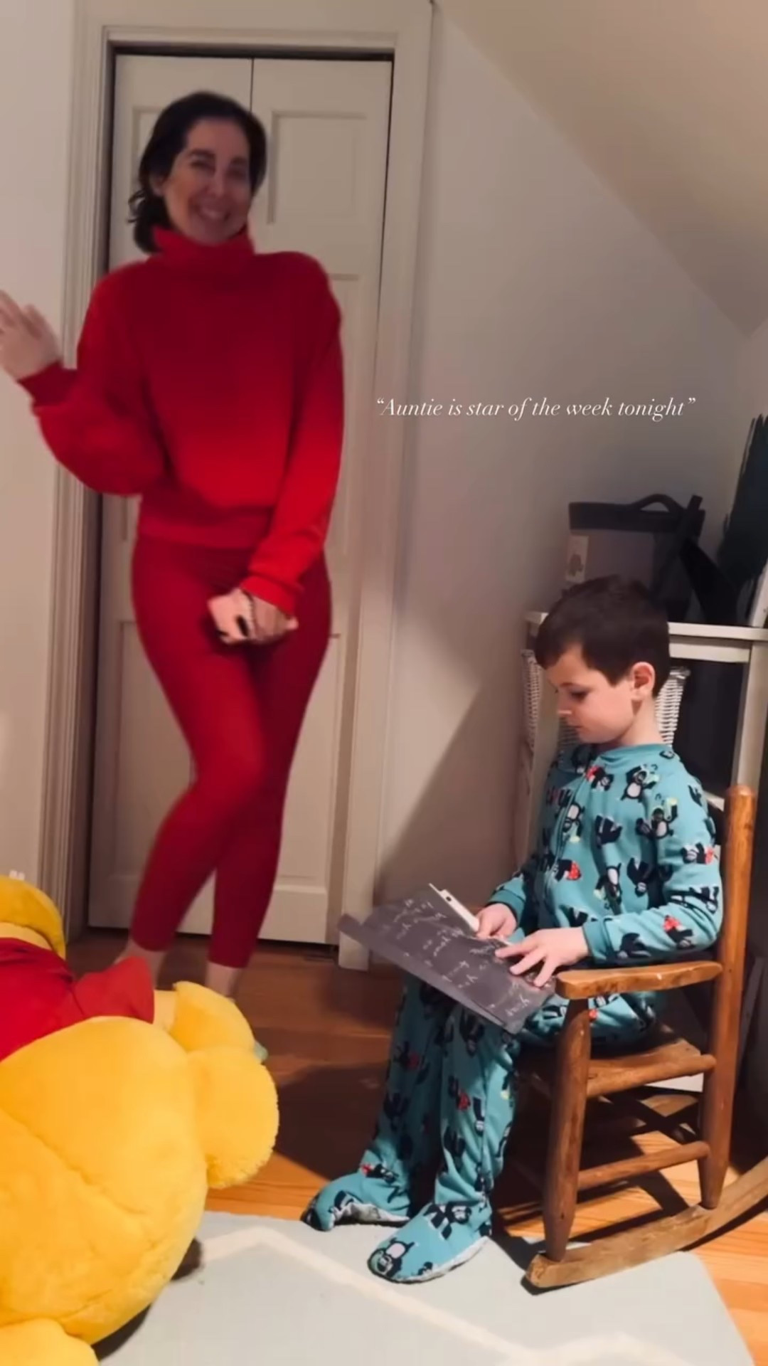 “Auntie is star of the week tonight” ♥️ new bedtime routine includes circle time 😹 

#LTKstorytime #LTKHoliday #LTKdayinmylife