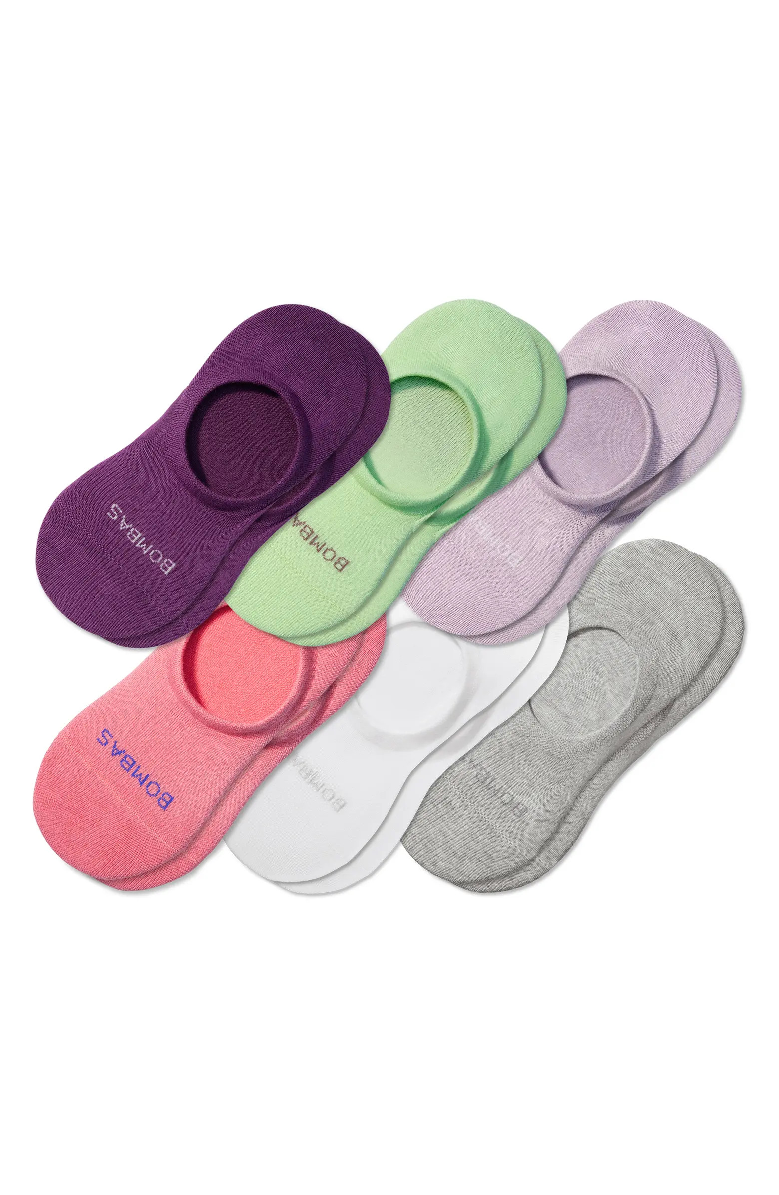 Bombas Assorted 6-Pack Lightweight No-Show Socks | Nordstrom | Nordstrom