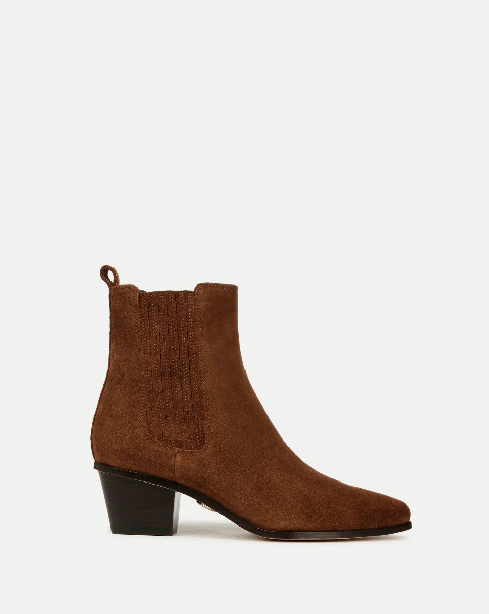 Alina Suede Bootie | Veronica Beard