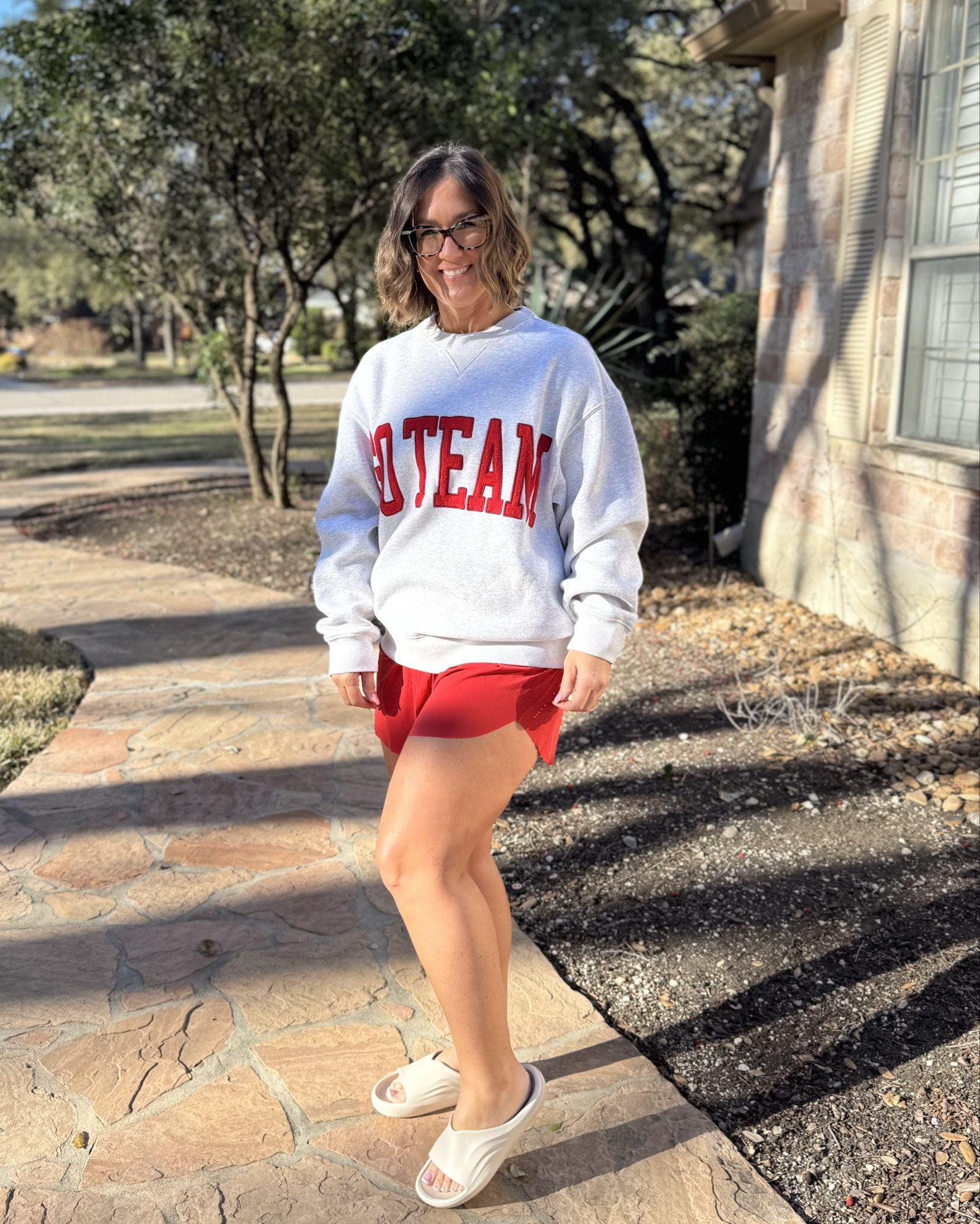 A full day of errands calls for my STAND+ AG3 recovery slides!  These reduce pain and stress on your knees and back & are perfect for a day on your feet!  Check out all their colors & shoe options!  #ad #wearstand #standshoes #recoveryslides 

#LTKOver40 #LTKmomlife #LTKActive