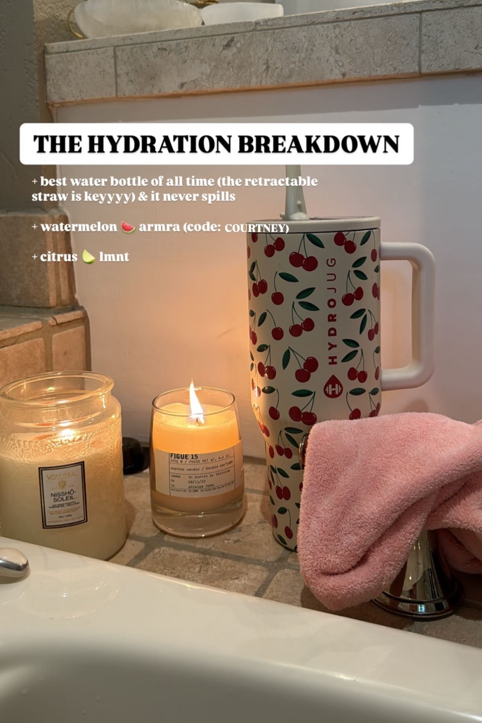 Cherry hydrojug is OOS but I have so many other colors I LOVE. 🍒