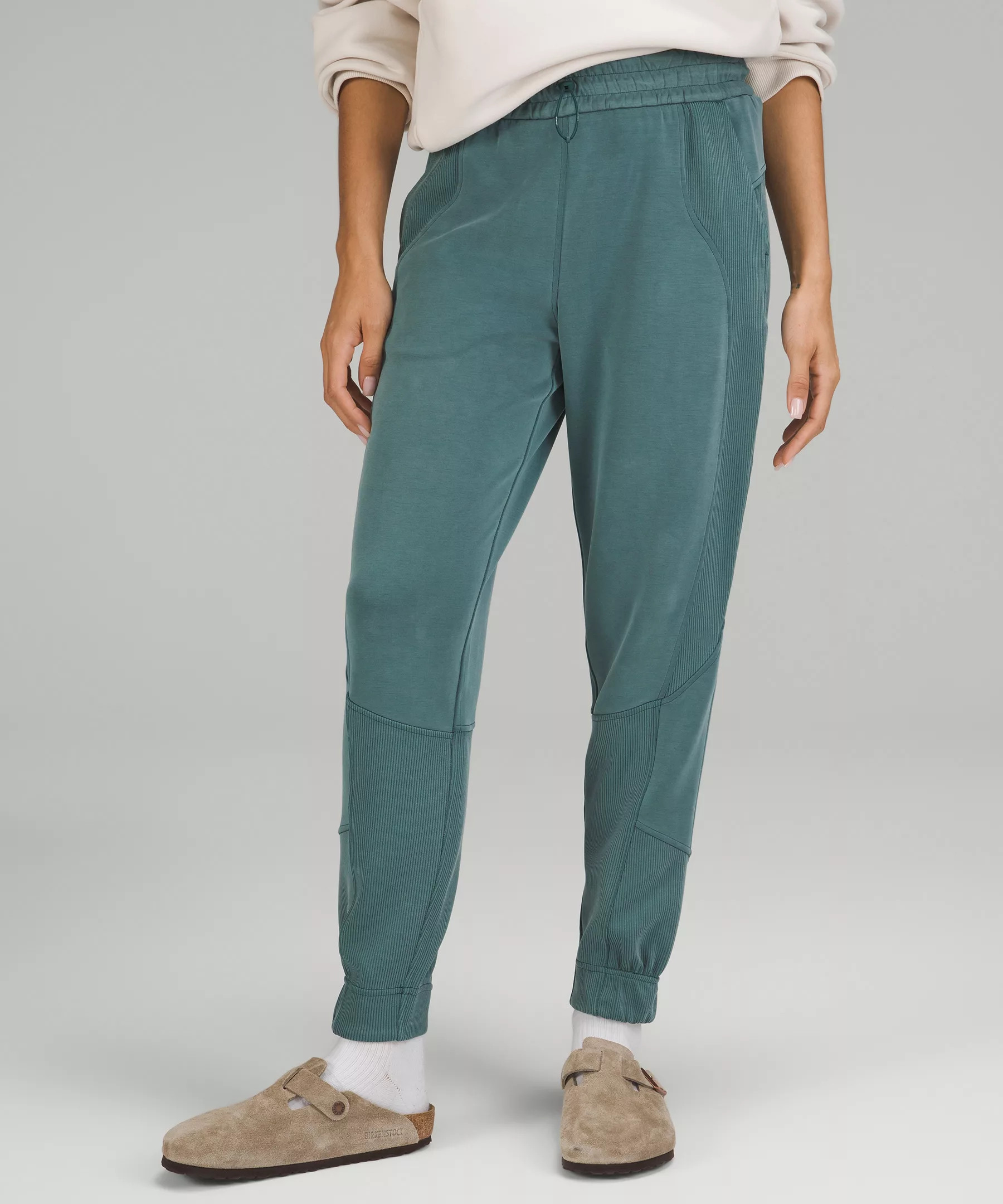 Brushed Softstreme Ribbed High-Rise Jogger | Lululemon (US)