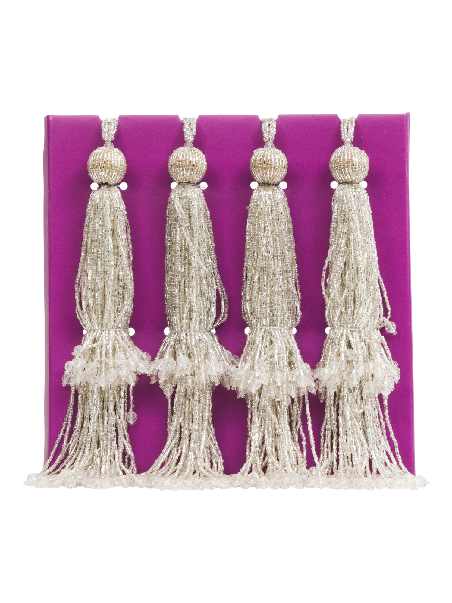 4pk Beaded Tassel Ornaments | Pillows & Decor | Marshalls | Marshalls