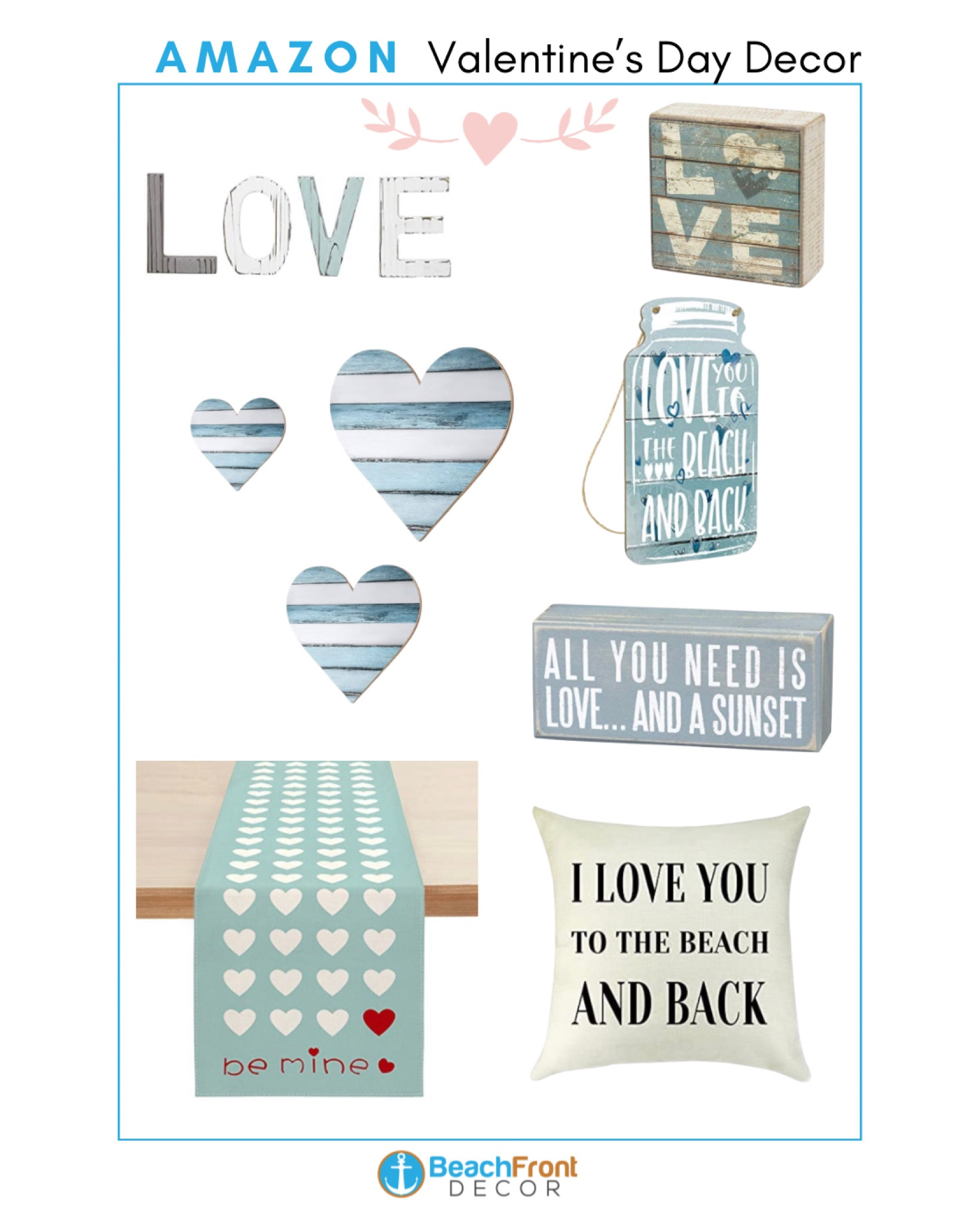 Cute and Beachy valentines da decor from Amazon 



#LTKSeasonal