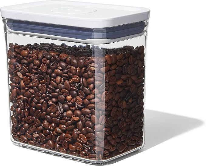 OXO Good Grips POP Container – Airtight 1.7 Qt for Coffee and More Food Storage, Rectangle, Cle... | Amazon (US)