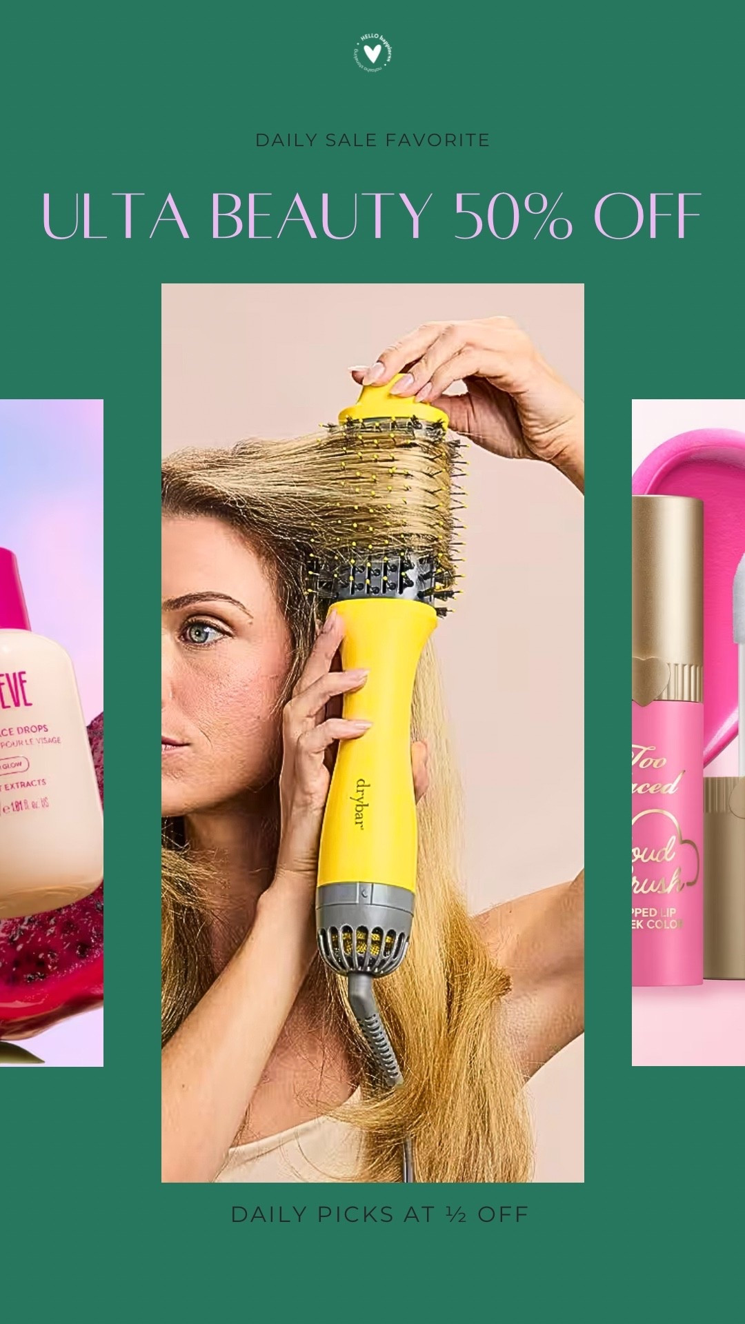 Ulta Beauty steals are HERE!!! Today’s picks are 50% OFF 🤩 The perfect time to grab a favorite or try something new… linking all the best finds!