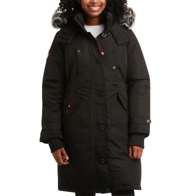 CANADA WEATHER GEAR Women's Winter Coat - Wind Water Resistant Faux Fur Parka Jackets (Sizes: S-X... | Walmart (US)