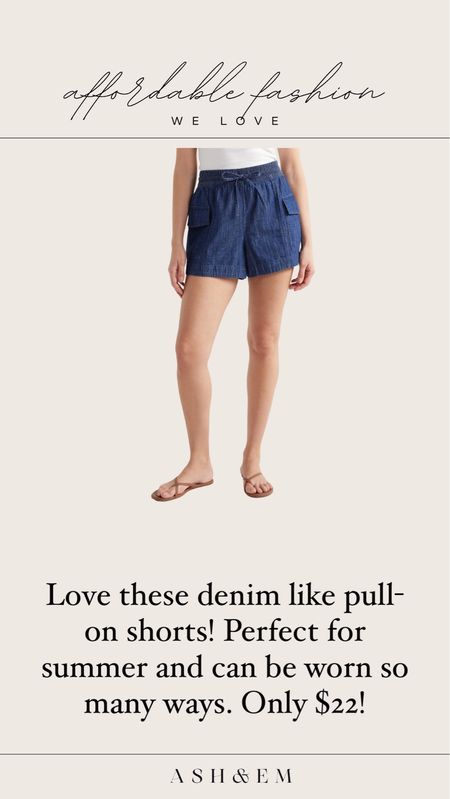 These denim like pull-on shorts are so affordable and cute for summer!!

#LTKSeasonal #LTKFindsUnder50 #LTKStyleTip