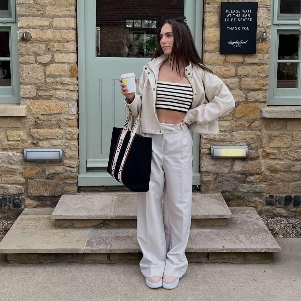 Relaxed Effortless but Put Together - Wide Leg Trousers and Statement Tote 

#LTKfit #LTKshoecrush #LTKitbag