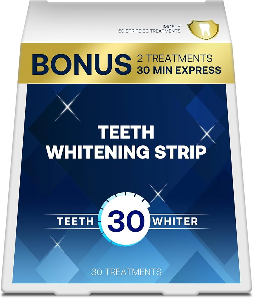 Teeth Whitening Strip, Whitening Strips, 60 Strips for Sensitive Teeth, Professional and Safe Tee... | Amazon (US)