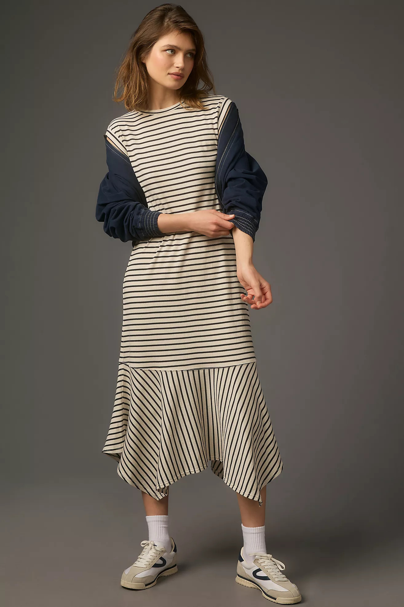 Daily Practice by Anthropologie Highline Short-Sleeve Maxi Dress | Anthropologie (US)