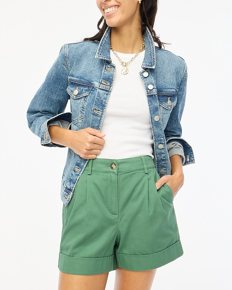Pleated chino short | J.Crew Factory