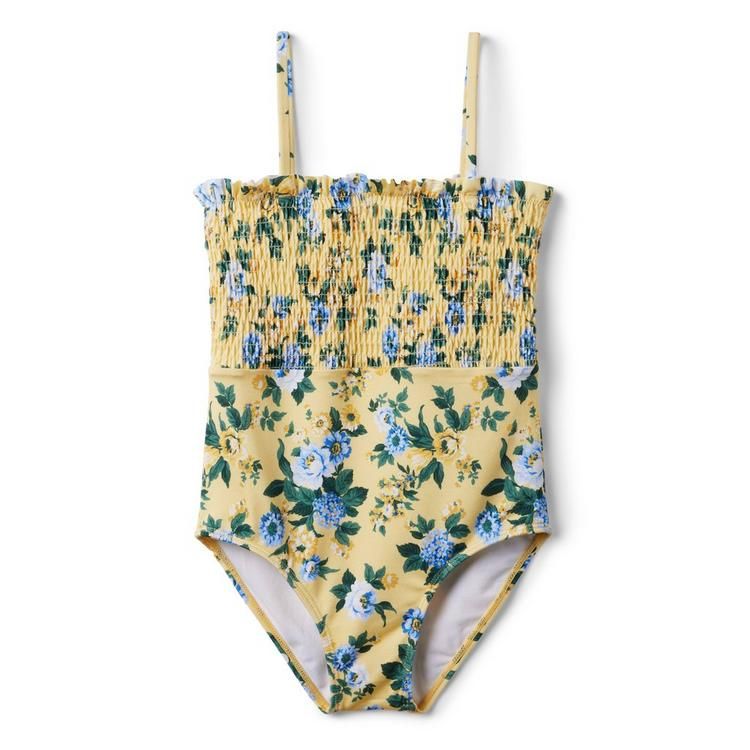 Floral Smocked Swimsuit | Janie and Jack