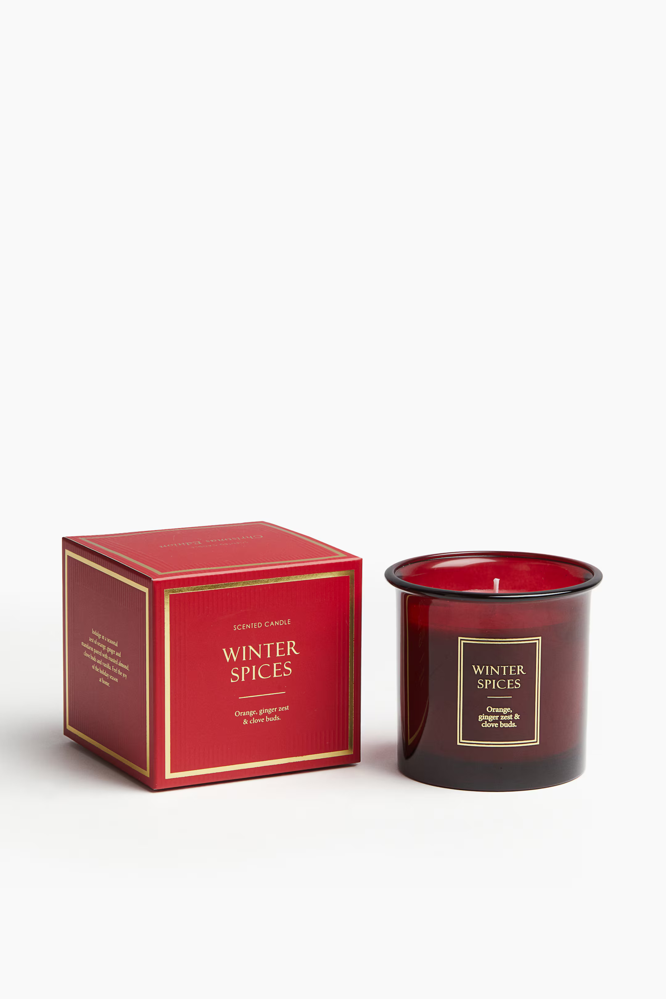 Small Scented Candle - Dark red/Winter Spices - Home All | H&M US | H&M (US + CA)