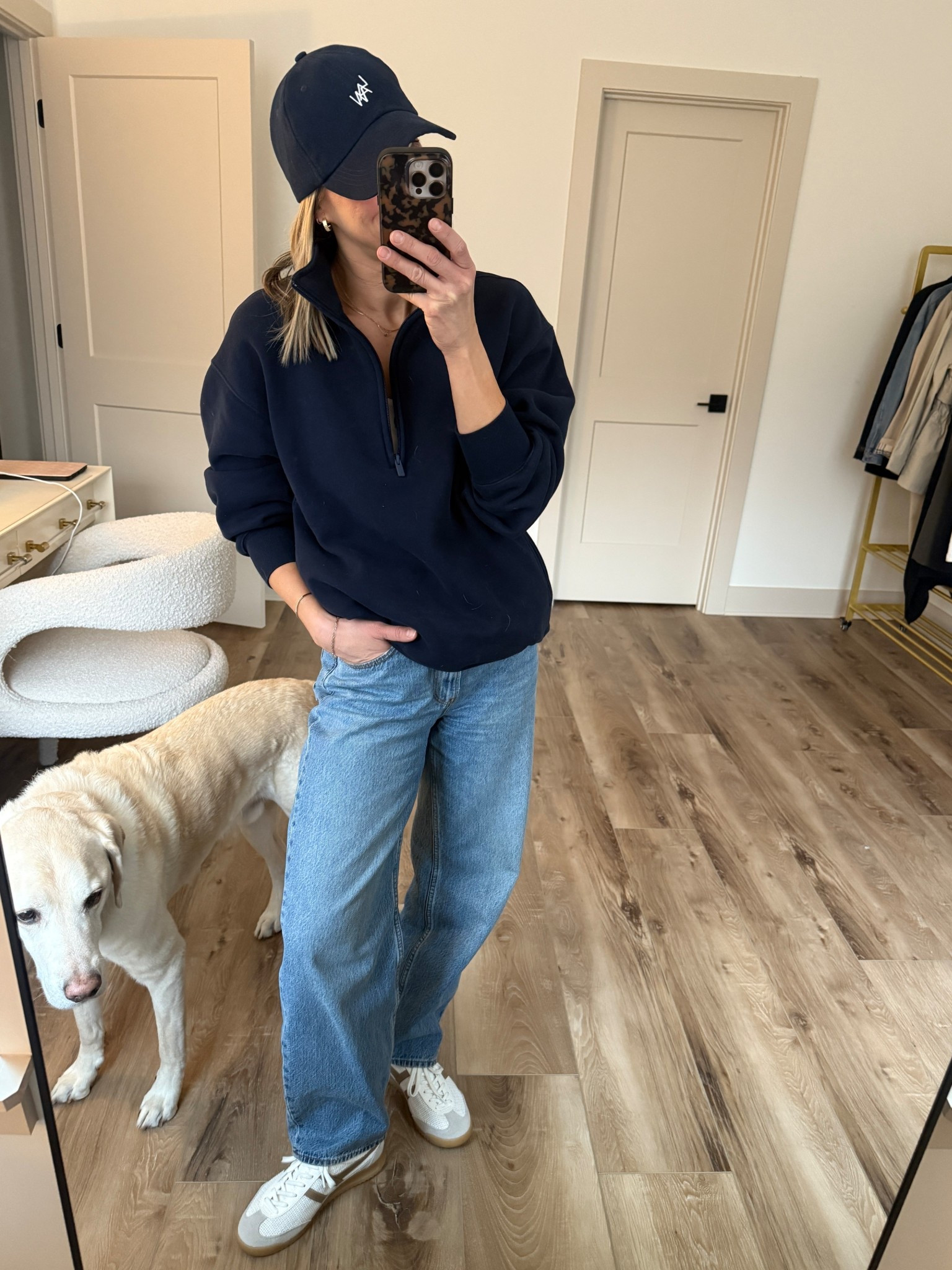 Wearing 25/regular jeans, small sweatshirt, small tank, hat adjustable, sneakers tts 

#LTKOver40 #LTKootd #LTKgrwm