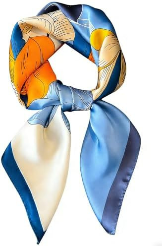 Hair Bandanas Scarf For Women Lightweight Fashion Neck Silk Satin Head Scarves For Sleeping Handb... | Amazon (US)