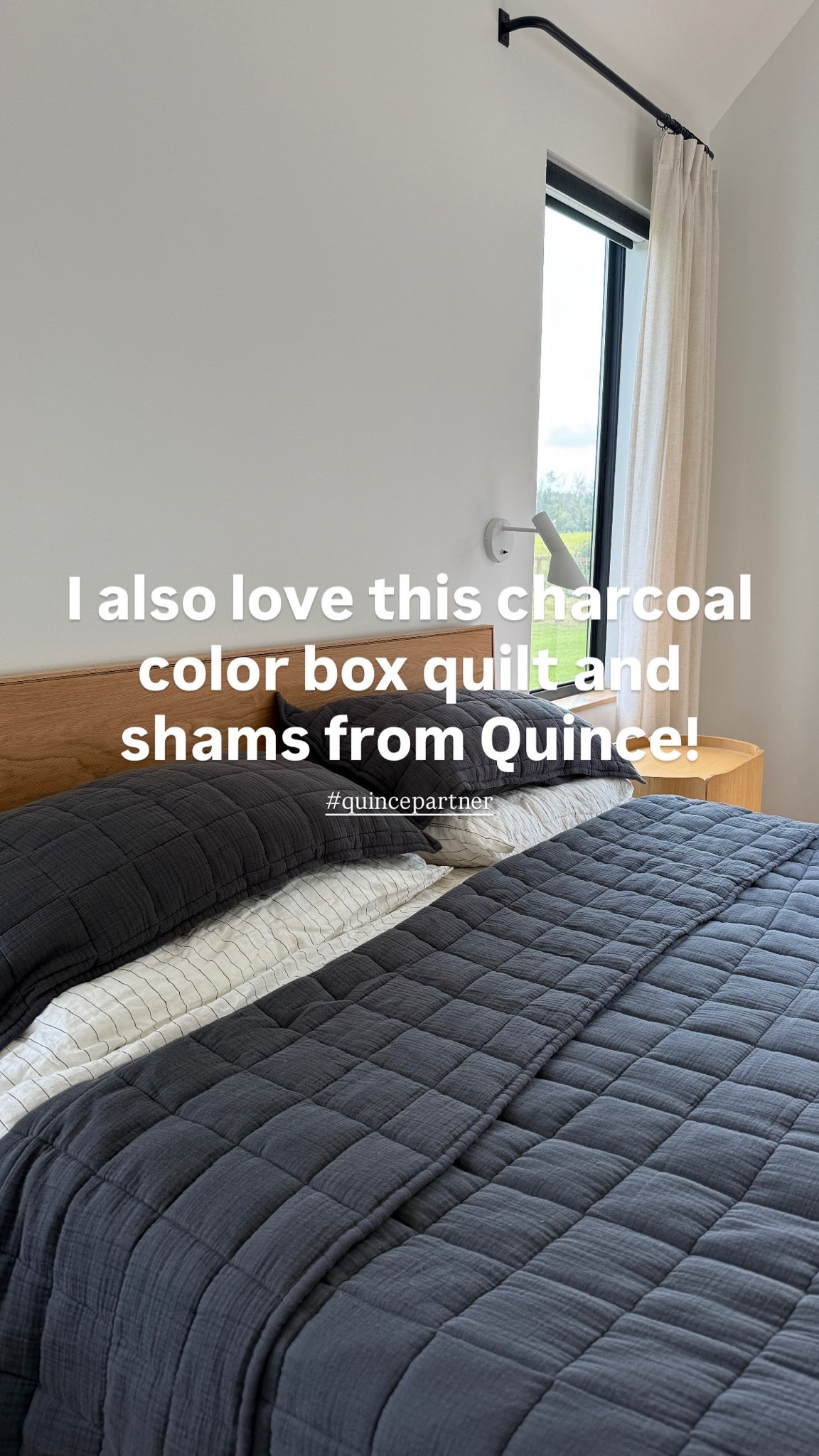 Late summer always makes me want to slow things down at home. There’s something about swapping in light, breathable bedding that instantly makes the bedroom feel calmer.
I refreshed ours with Quince’s Organic Gauze Box Quilt and their European Linen Sheets, and they’re exactly the cozy-but-lightweight layers I love this time of year. Soft, breathable, and perfect for these warm nights with cooler mornings just around the corner.
If your bedroom is ready for a little seasonal reset, this is such an easy place to start.
@quince #quincepartner @Shop.LTK #liketkit

#LTKHome #LTKSaleAlert