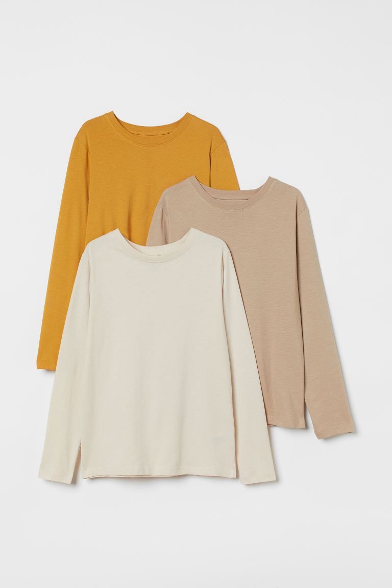 3-pack Jersey Shirts | H&M (US + CA)