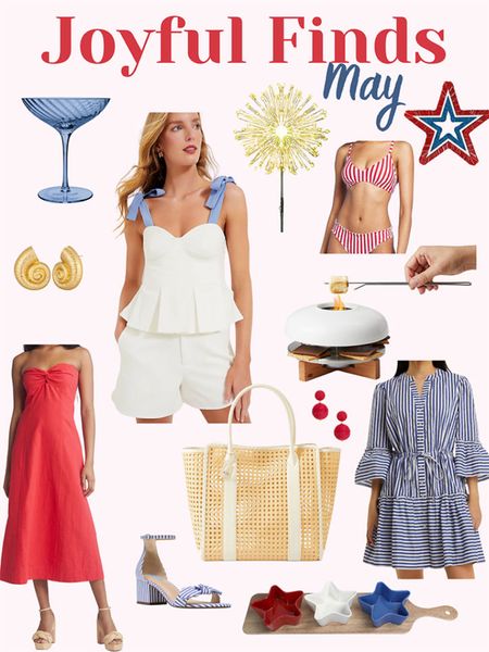 Red, white and blue favorites for summer!! Memorial Day outfits, blue coupe glasses, shell earrings, s’more maker and more!🇺🇸❤️🤍💙


#LTKSeasonal #LTKfindsunder50