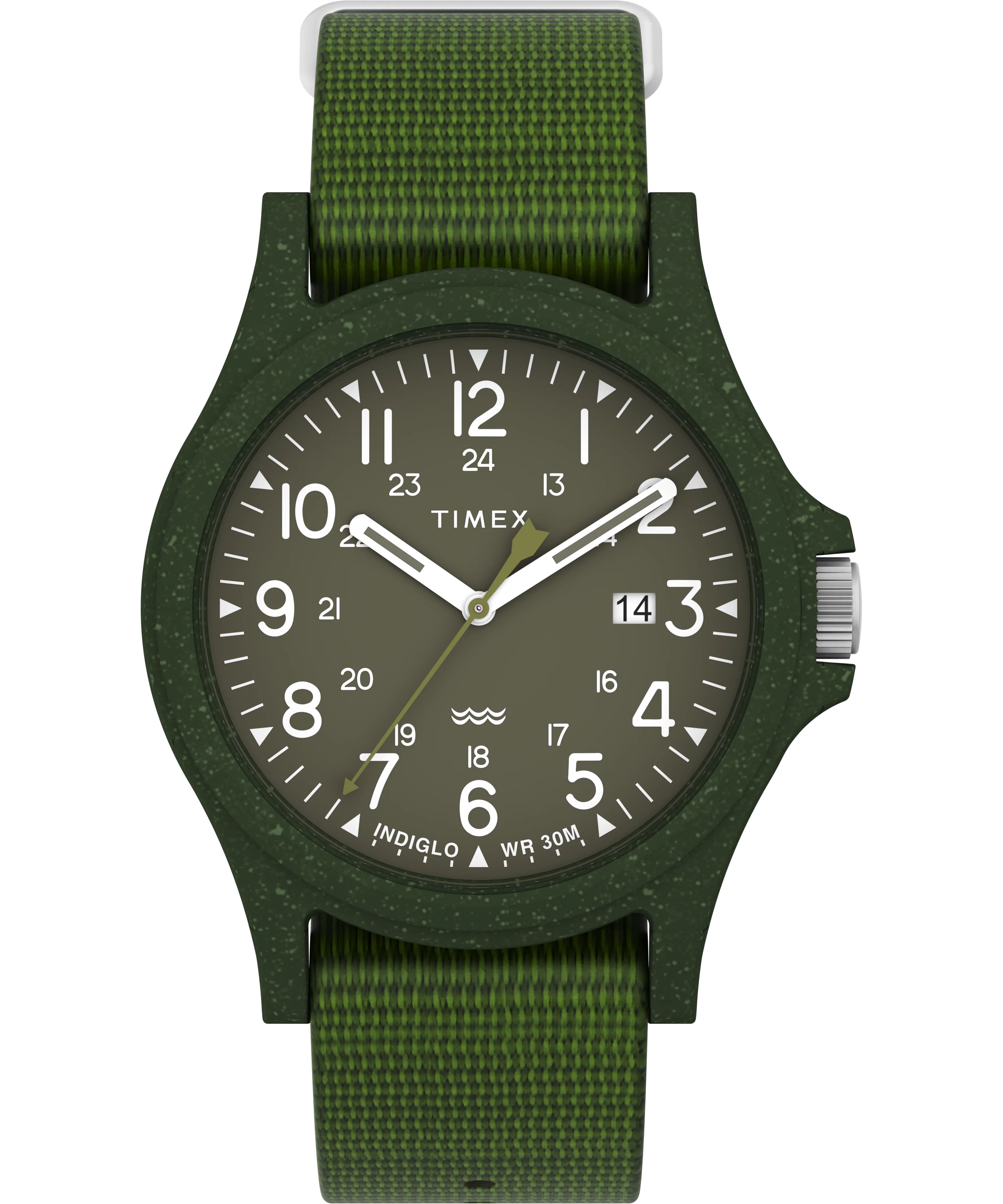 Reclaim Ocean 40mm Recycled Fabric Strap Watch | Timex