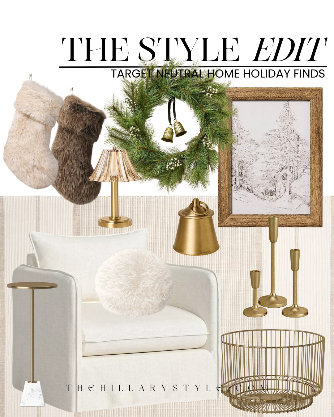 Neutral holiday magic 🤍✨ Sharing my favorite cozy-chic Target finds for a timeless seasonal home refresh 

 #LTKHoliday #LTKSeasonal #LTKOver40