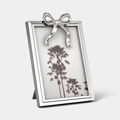 New 5"x7" Metal Bow Frame Silver - Threshold™ | Target