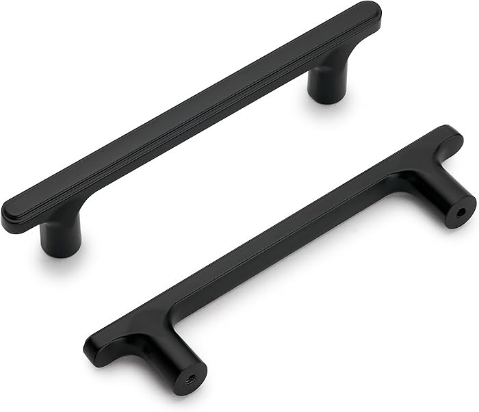 10 Pack 3.75 Inch(96mm) Matte Black Modern Cabinet Pulls Kitchen Cabinet Handles Kitchen Cabinet ... | Amazon (US)
