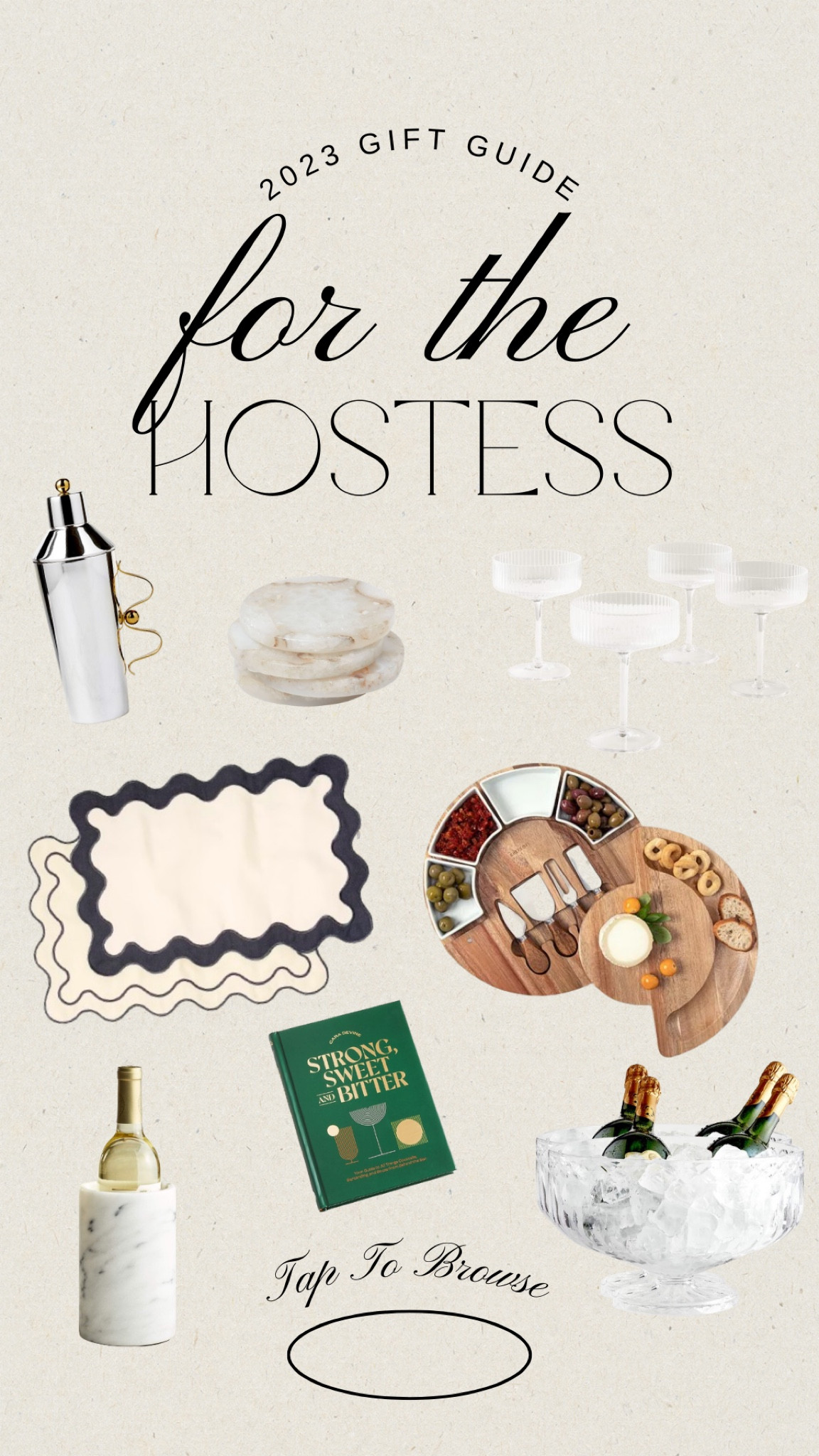 2023 Gift guide for the Hostess with the mostess!! 🥂

Everything she needs to throw her best party yet ✨

#LTKparties #LTKHoliday #LTKGiftGuide