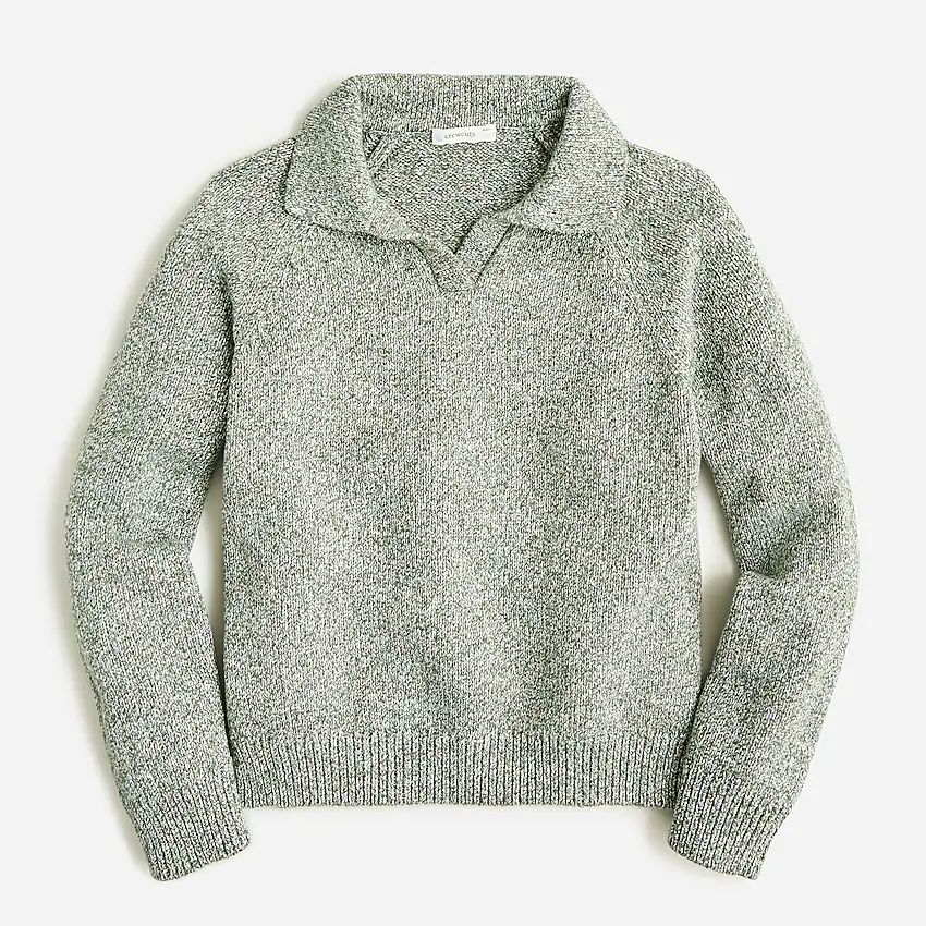 Boys' collared sweater in marled cotton | J.Crew US