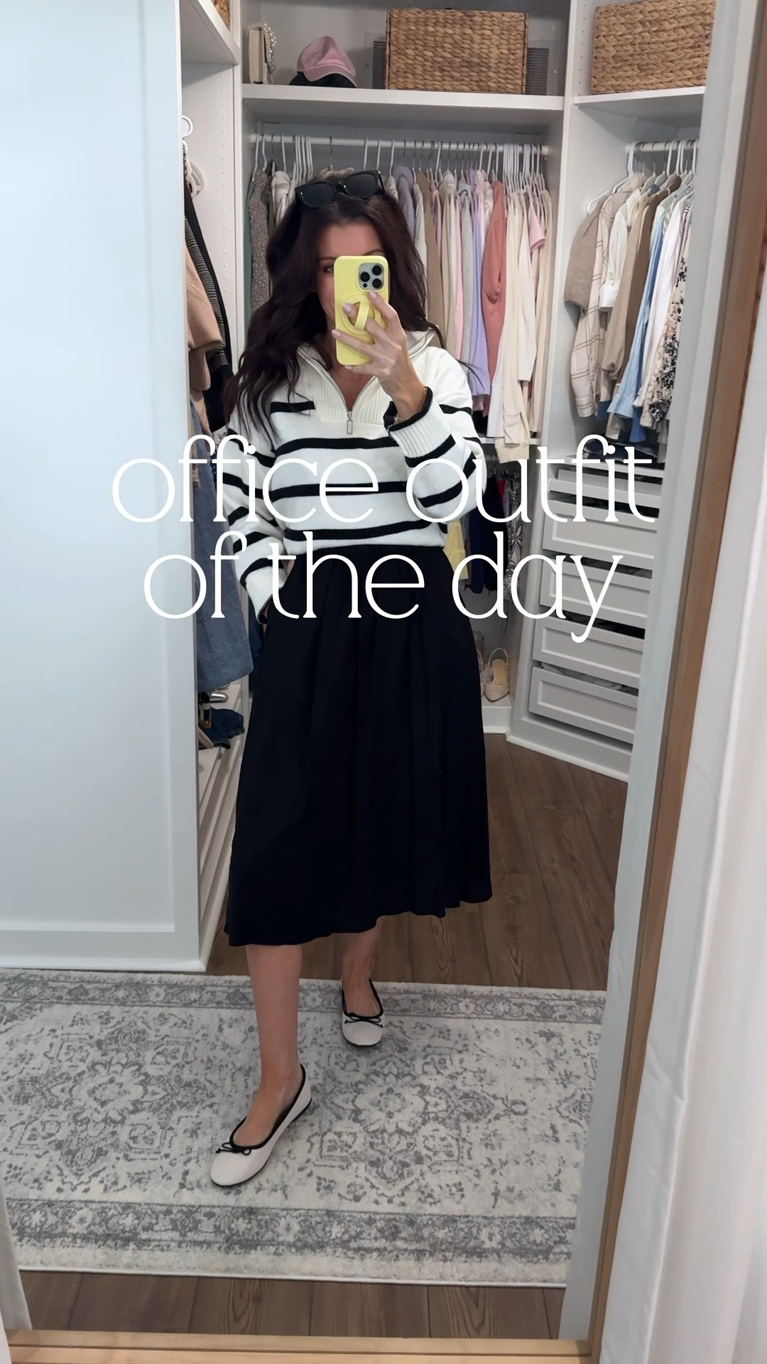 Office outfit of the day 🖤 love the contrast of these cute little ballet flats I picked up from Target this weekend!

#LTKWorkwear #LTKootd #LTKOver40
