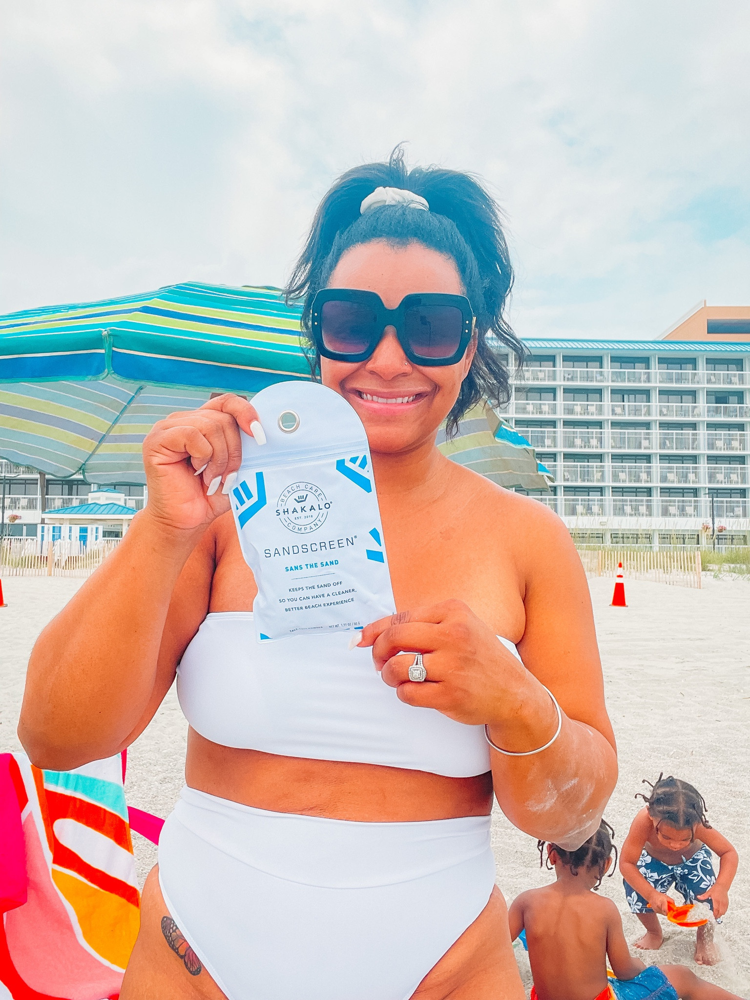 #sandscreen beach fav 🏖️

#LTKFind #LTKSeasonal #LTKswim