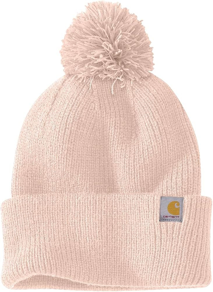 Carhartt Women's Knit PomPom Cuffed Beanie | Amazon (US)