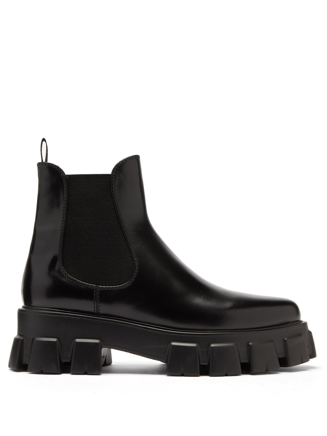 Monolith leather Chelsea boots | Prada | Matches (UK)