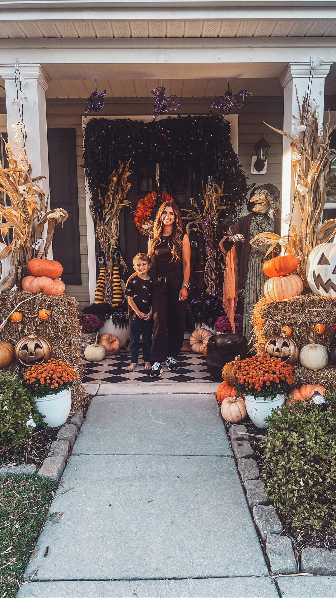 Halloween front porchh