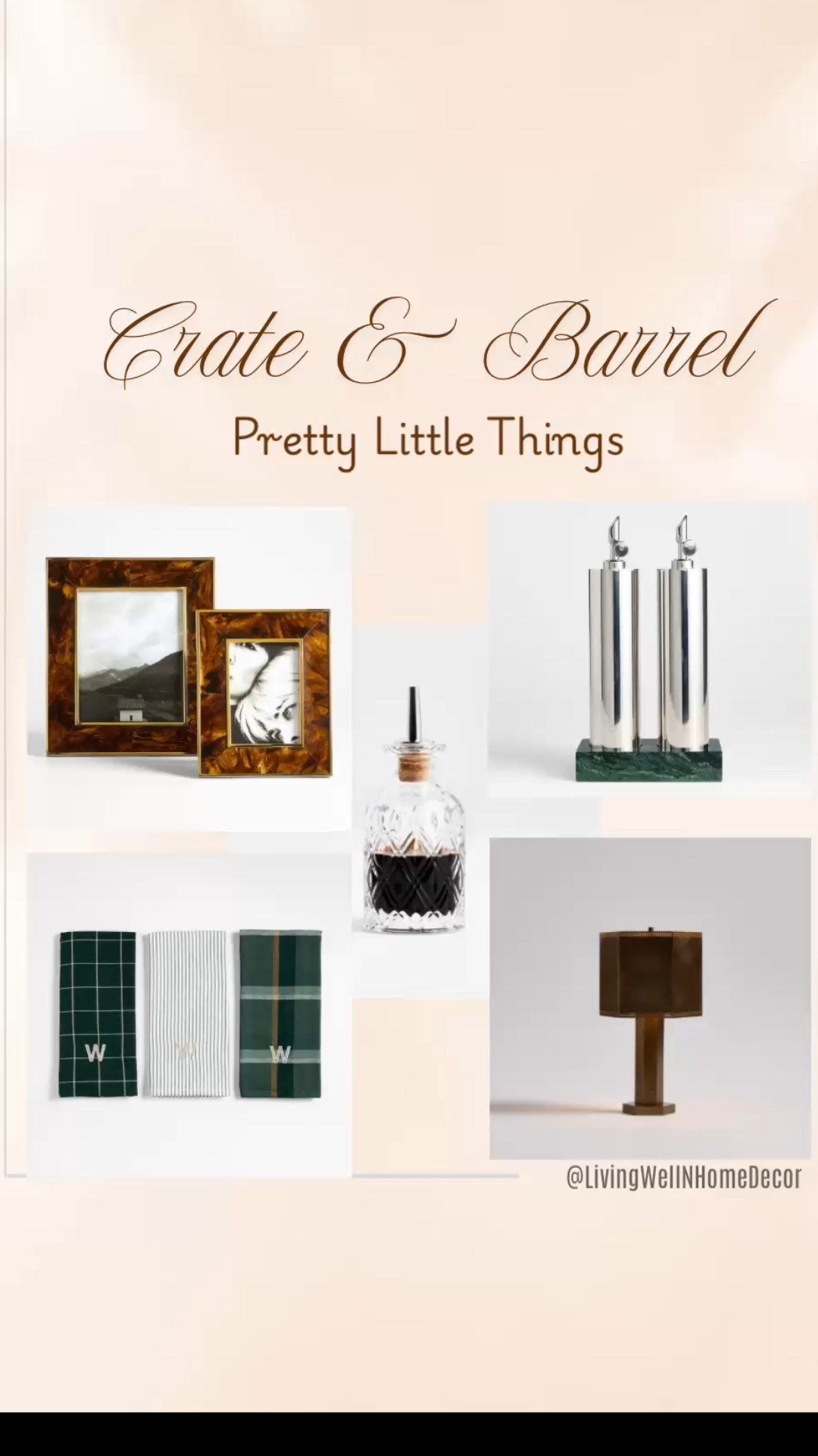 All the pretty little things found at Crate & Barrel ! 

#LTKGiftGuide #LTKHome #LTKOver40