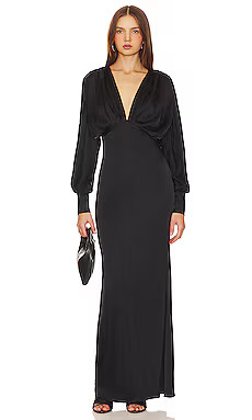 NBD Solange Gown in Black from Revolve.com | Revolve Clothing (Global)