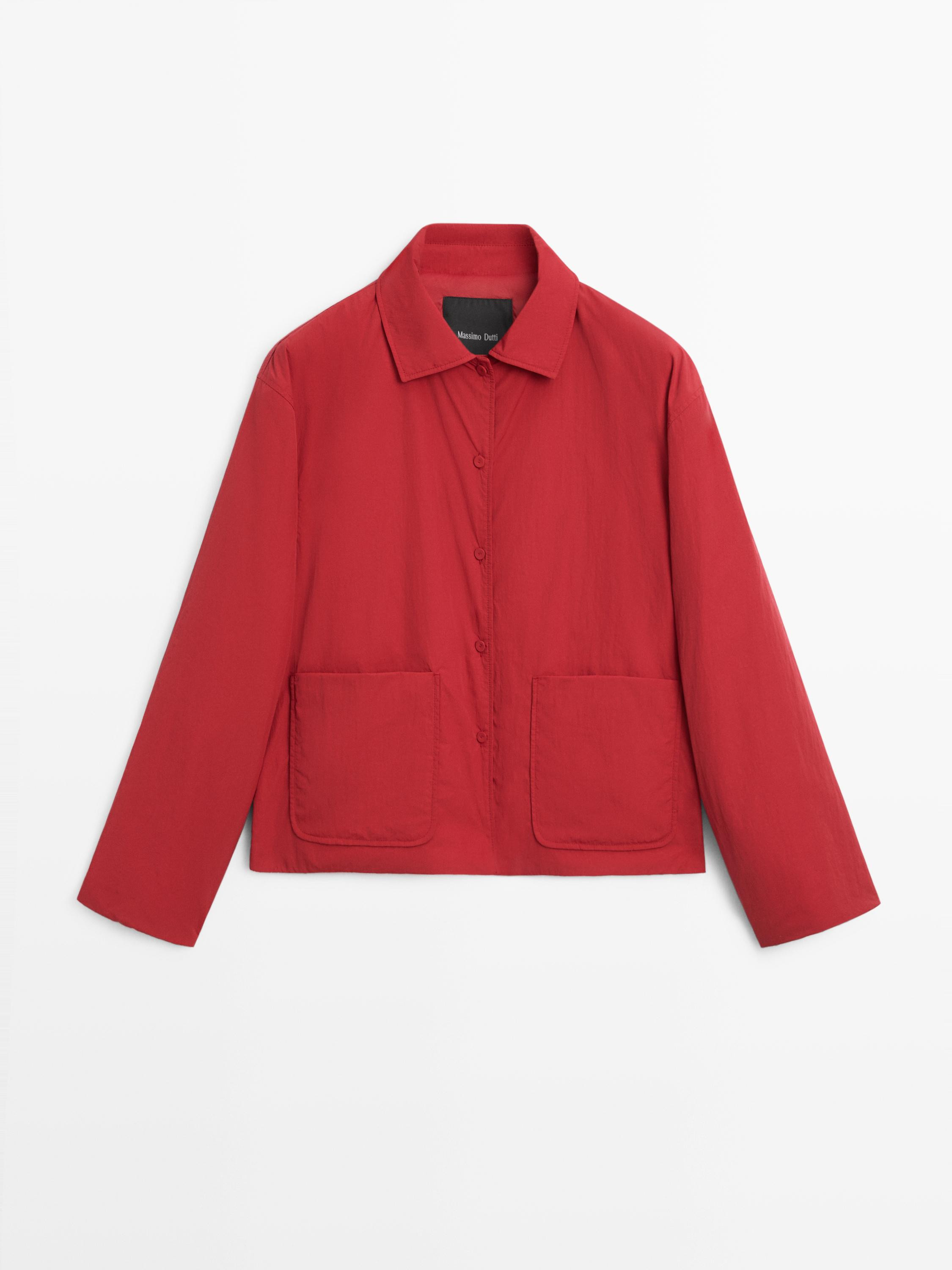 Short padded jacket with pockets | Massimo Dutti UK