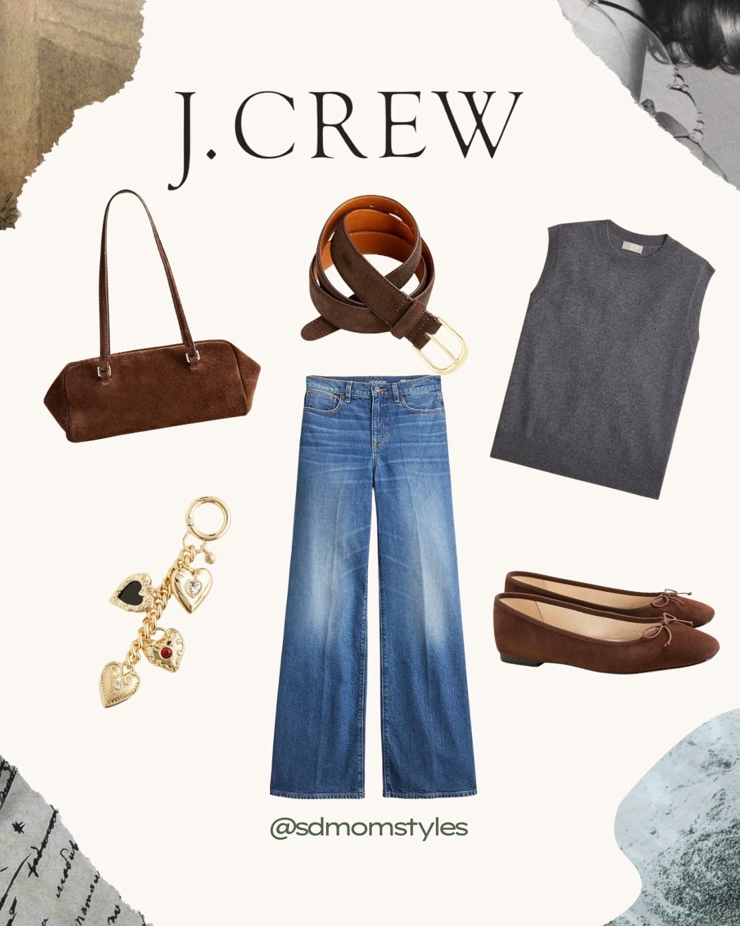 JCrew denim outfit 

Mixed with grey and chocolate brown 

Chic style 
JCrew style 

#LTKSeasonal #LTKOver40 #LTKootd