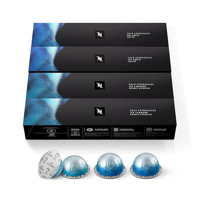 Nespresso Capsules Vertuo Line, Iced Variety Pack, 40-Count Espresso Coffee Pods, Brews 7.8 oz an... | Amazon (US)