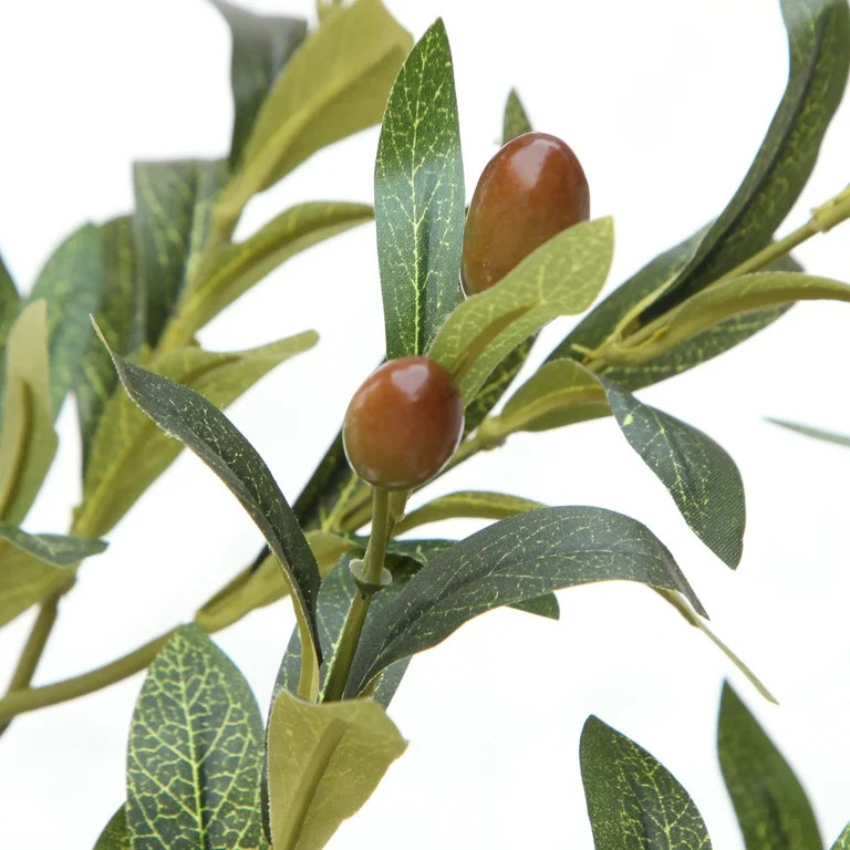 7FT Artificial Olive Tree, Potted Indoor Plants with Realistic Fruits and Branches, 15 lb, Limnan | Walmart (US)