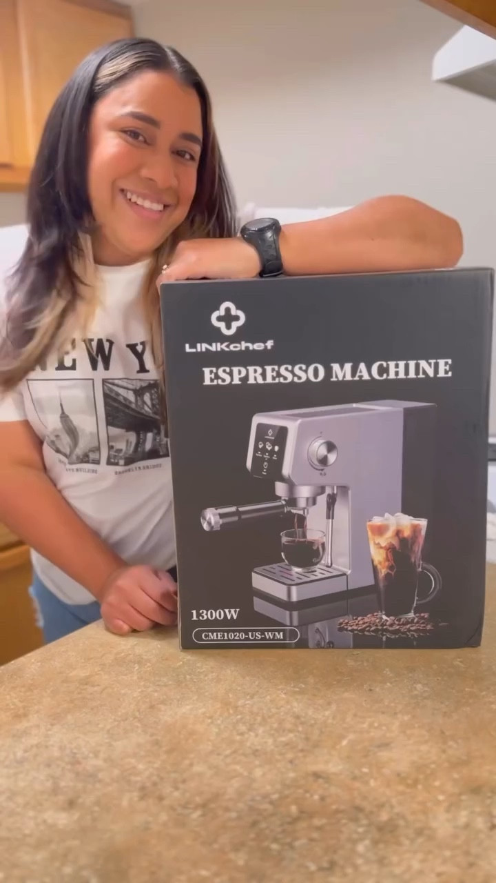 My espresso machine is from @linkchef_kitchen @linkchefofficial 

Super easy to use, the coffee is delicious and the milk frother is fantastic, I love when a single product can have so many functions. You can have the perfect coffee just using this machine.

#linkchefkitchen #linkchef #espressomachine #coffeelover #coffeetime #walmart #walmartfinds #walmarthome