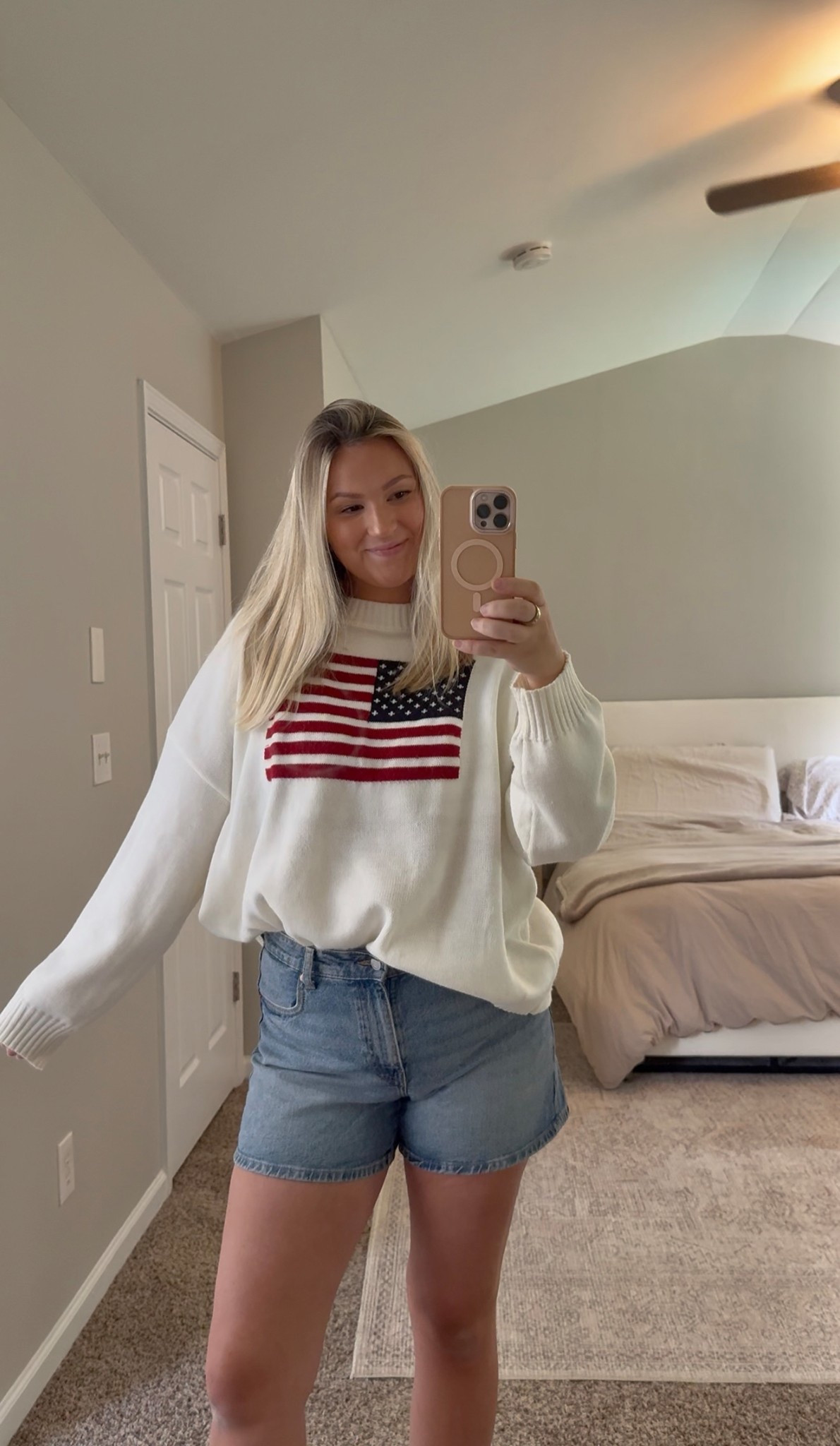 American flag sweater! Perfect for the Fourth of July ✨

#LTKStyleTip #LTKSummerEdit #LTKSeasonal