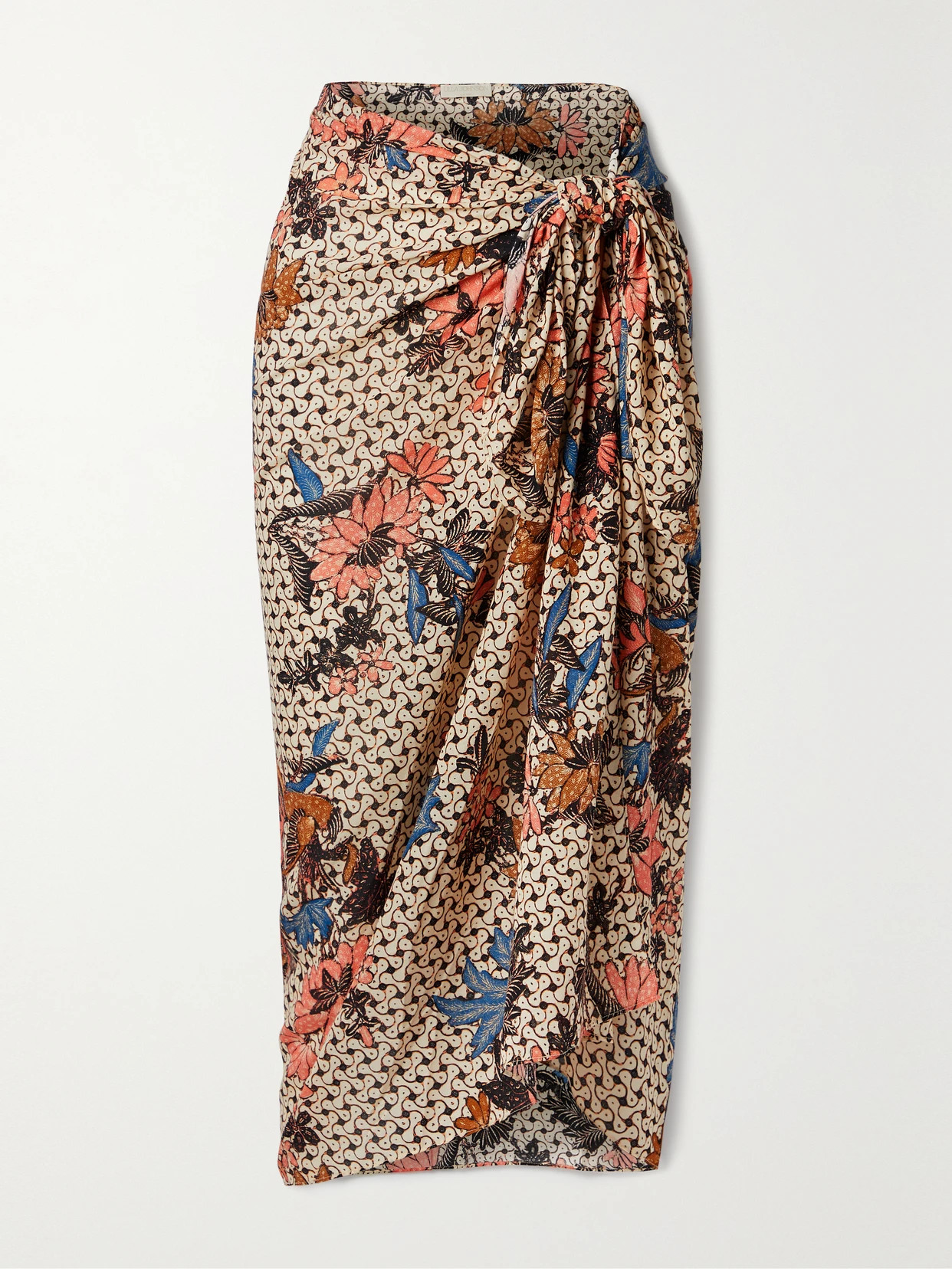 Ulla Johnson - Paz Printed Cotton-blend Voile Pareo - White | NET-A-PORTER (US)