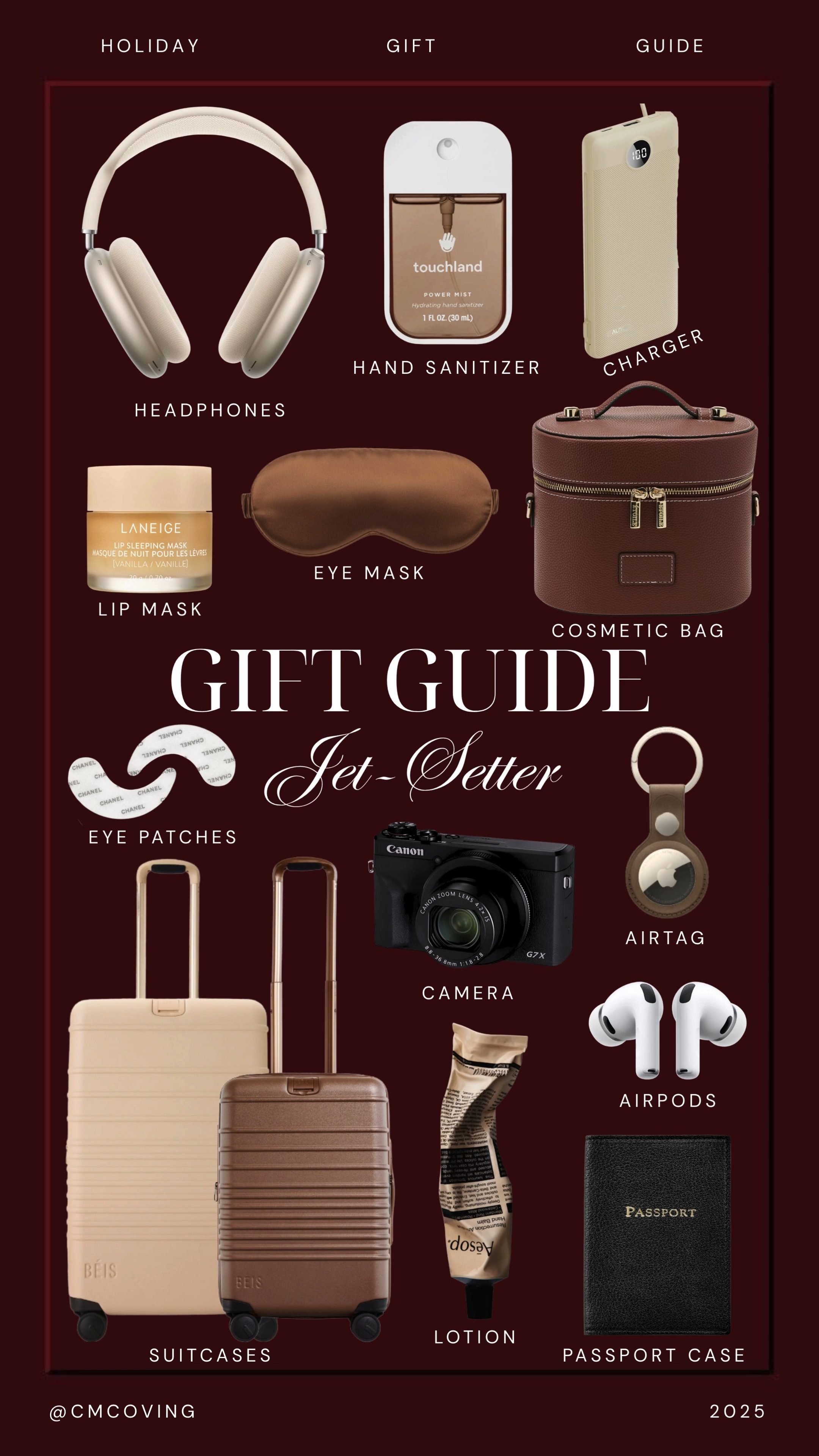 Gift Guide for the Jet Setter ✈️

Christmas gift, Christmas gift guide luxury gifts, black Friday, cyber Monday, traveler gift guide, travel Christmas gift, travel gift, amazon finds, gifts under $50 

 #LTKCyberWeek #LTKGiftGuide #LTKHoliday