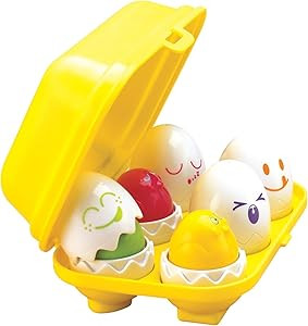TOMY Toomies Hide & Squeak Easter Eggs Toddler Toys - Matching & Sorting Learning Toys - Sensory ... | Amazon (US)