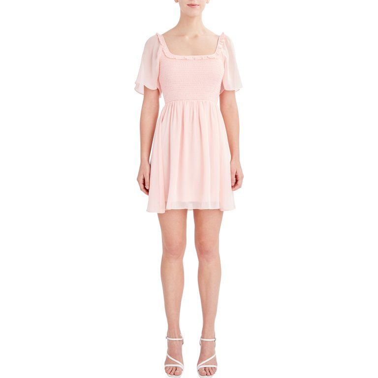 BCBG Paris Women's Smocked Bodice Dress | Walmart (US)