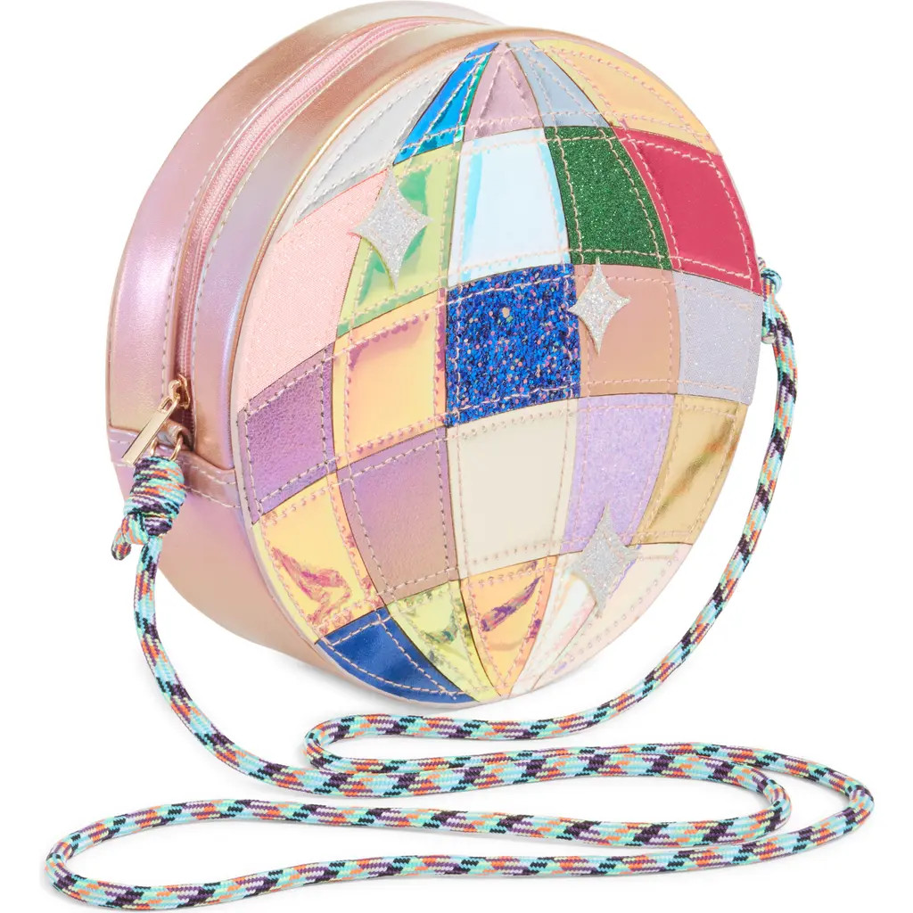 Mimi & Lula Kids' Disco Ball Shoulder Bag in Light/Pastel Pink at Nordstrom Rack | Nordstrom Rack